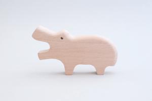 Jouet en bois - Hippopotame