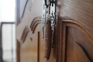 Porte-clefs artisanal (noyer)