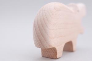 Jouet en bois - Hippopotame