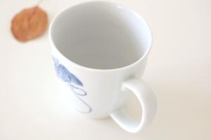 Mug en porcelaine fleur