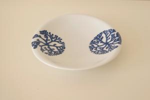 Grande Assiette en porcelaine Wave