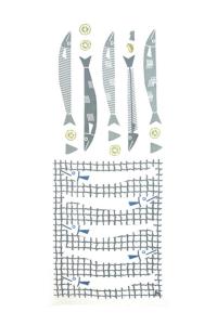 Serviette japonaise sanma blanc