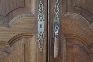 Porte-clefs artisanal (noyer)