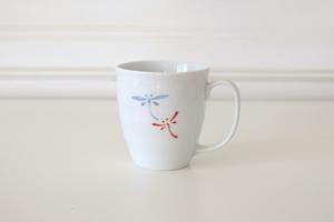 Mug en porcelaine libellule