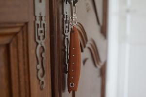 Porte-clefs artisanal (Cerisier de Panama)