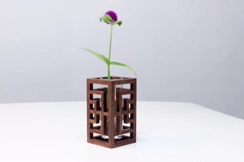 Vase en bois - Hanadoco