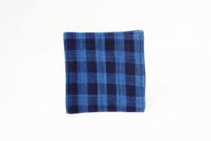 Sous-verre (damier bleu)