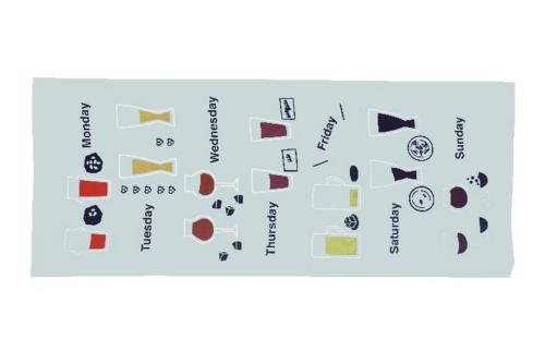 Serviette japonaise happy hour
